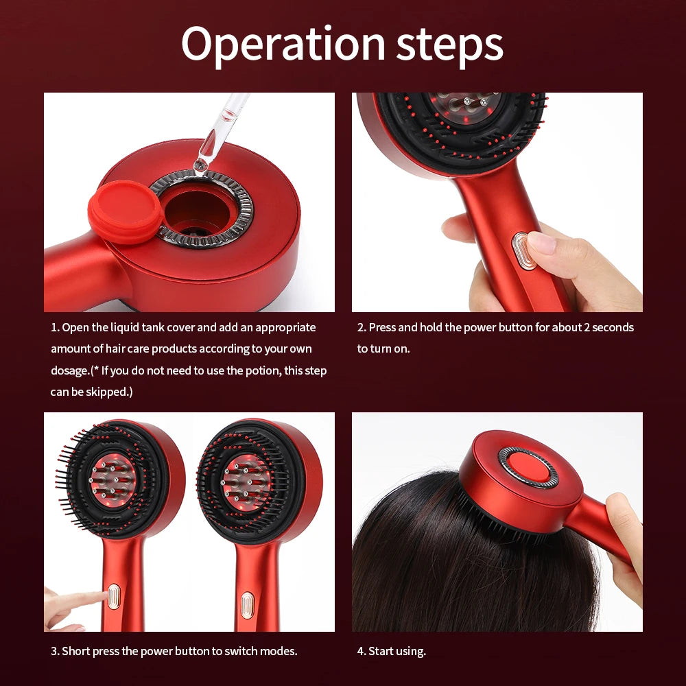 ScalpSpa Pro — Red Light Therapy Scalp Massager